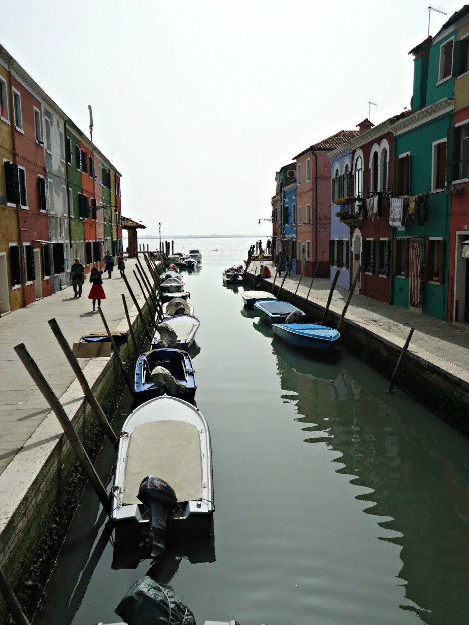 Canal in Burano Venice