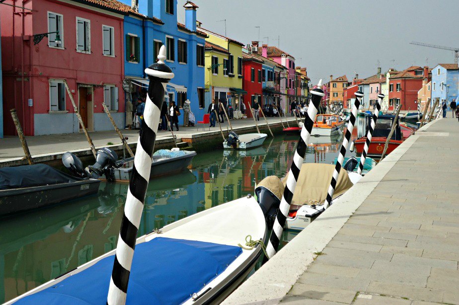 Canal in Burano Venice