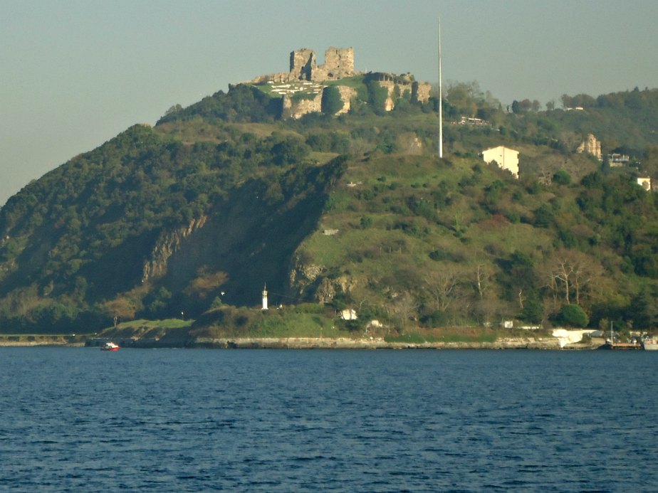 Medieval Castle Ruins Looking Over the Black Sea