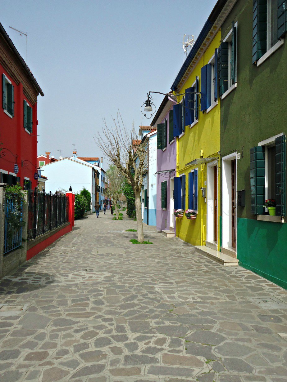 Colourful Houses in Burano Venice