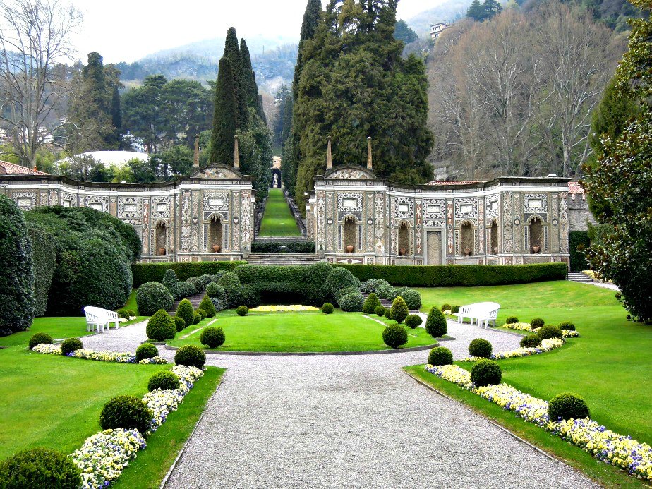 Villa D'Este Marble Garden Cernobbio Lake Como Italy