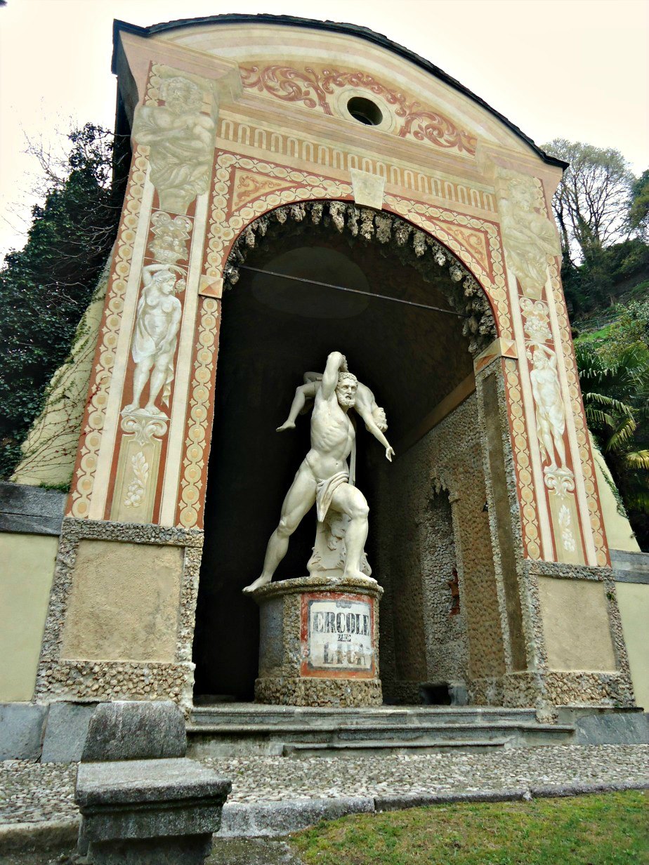 Statue of Hercules Villa D'Este Gardens Cernobbio Lake Como Italy