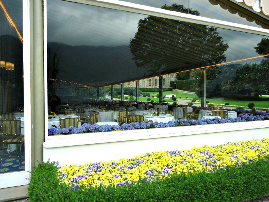 Veranda Resaurant at Villa D'Este Cernobbio Lake Como Italy