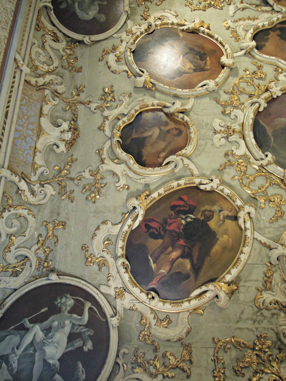 Ornate Ceiling at Ca' Rezzonico Dorsoduro Venice