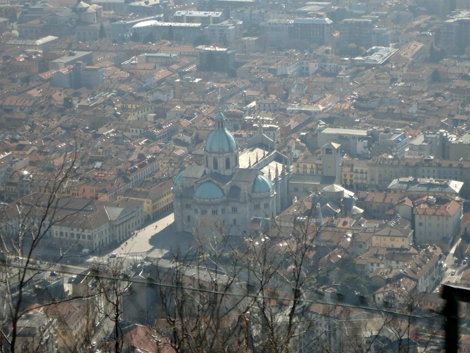 Como Duomo from the Como to Brunate Funicolare Italy