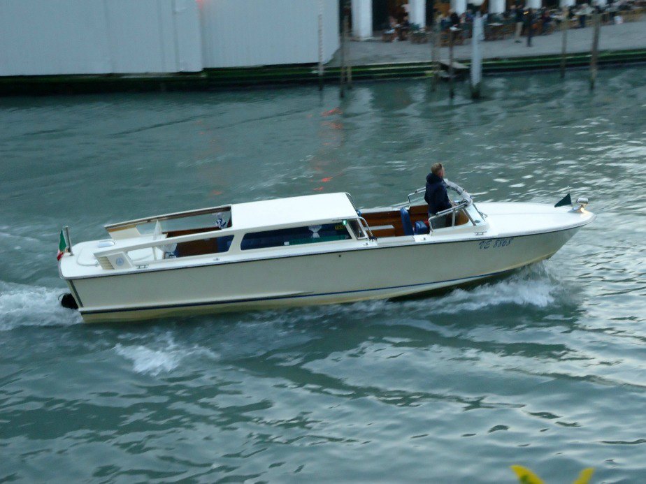 Venitian Water Taxi Grand Canal Venice