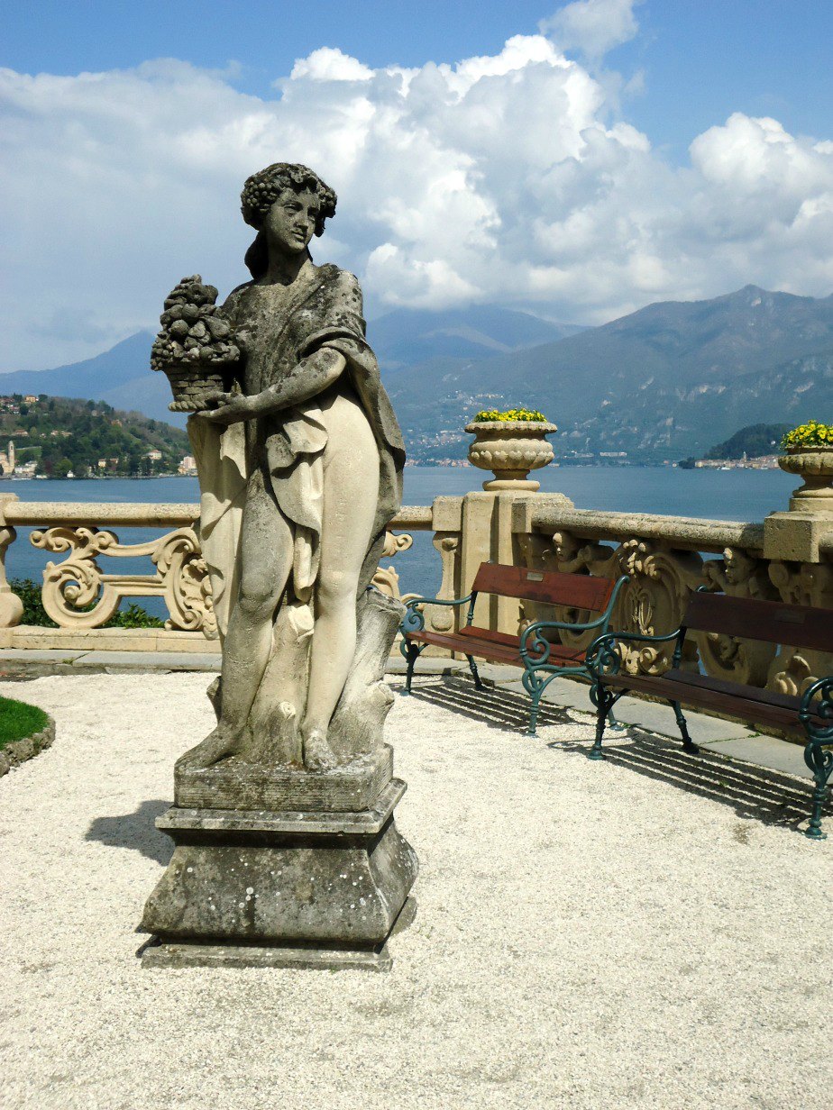 Statue at Villa del Balbianello Lake Como Italy