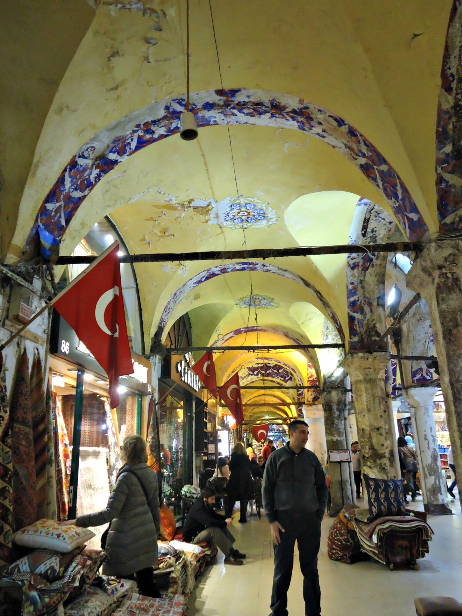 Looking at Carpets in the Grand Bazaar