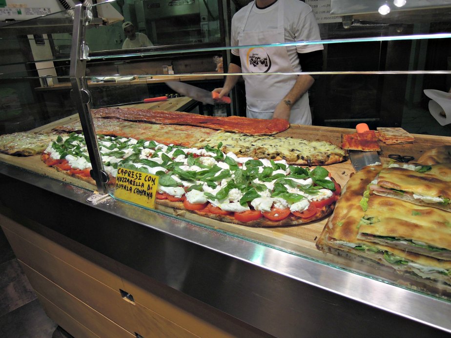 Pizza at Roscioli Bakery, Rome