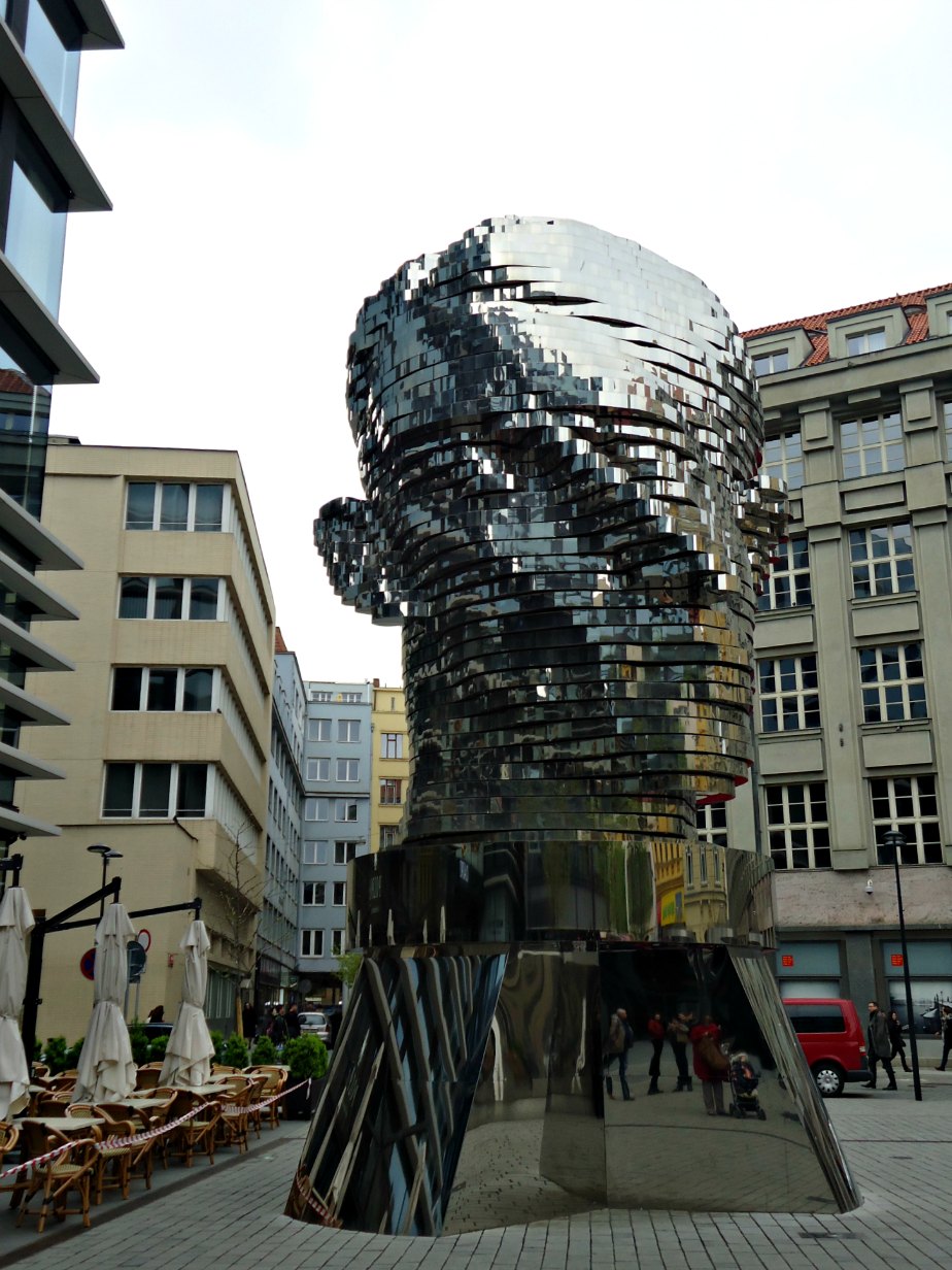 Rotating Kafka Head by David Cerny Prague