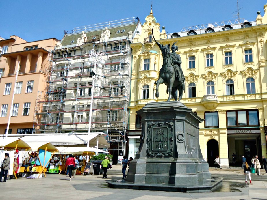 Jelacic Statue in the Main Square 