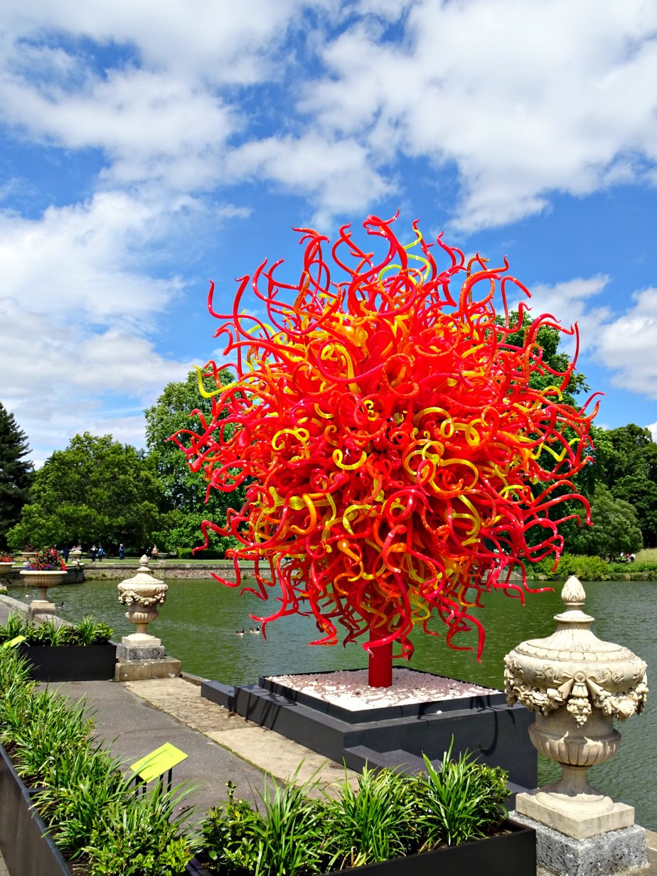 Chihuly Summer Sun Glass Sculpture, Kew Gardens