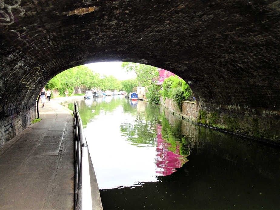 On Regent's Canal under the Road
