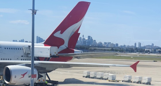 Qantas in Sydney