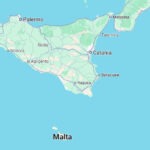 Sicily Malta Map