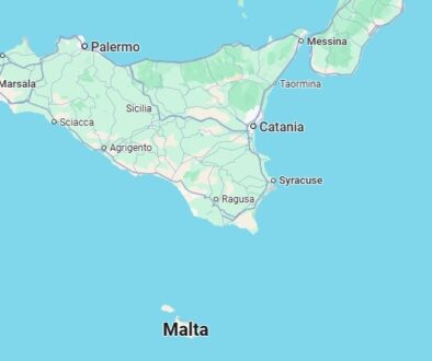 Sicily Malta Map