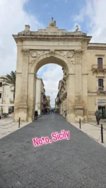 A short train trip from Syracuse, then a walk up the hill to Noto. A town with more churches per square inch than I've ever seen!!!!.#noto #notosicily #sicily #sicilytravel #solotravel #solotravelinitaly #solotravelinsicily #seetheworldthroughmyeyes #solotrip #traveltheworldwithme #neverstopexploring #seeeverythingdoeverything #madeinitaly