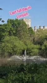 I went all over the place today, 23,000 steps!! Walked down through St James's Park to the Jewel Tower behind Westminster Abbey, then caught the tube to Canary Wharf to look at the Whale made from waste. Then Elizabeth line to Paddington for lunch. Walked from there to Regent's Park, then down through Marylebone and Mayfair, and as it was now such a lovely sunny evening, I walked around St James's Park again.....now having a glass of wine looking over Green Park🥂💖#Paddington #paddingtonbear #jeweltower #canarywharf #regentspark #stjamessPark #solotravel #seeeverythingdoeverything#solotrip #seetheworldthroughmyeyes #traveltheworldwithme